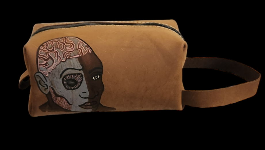 Utility leather dopp kit