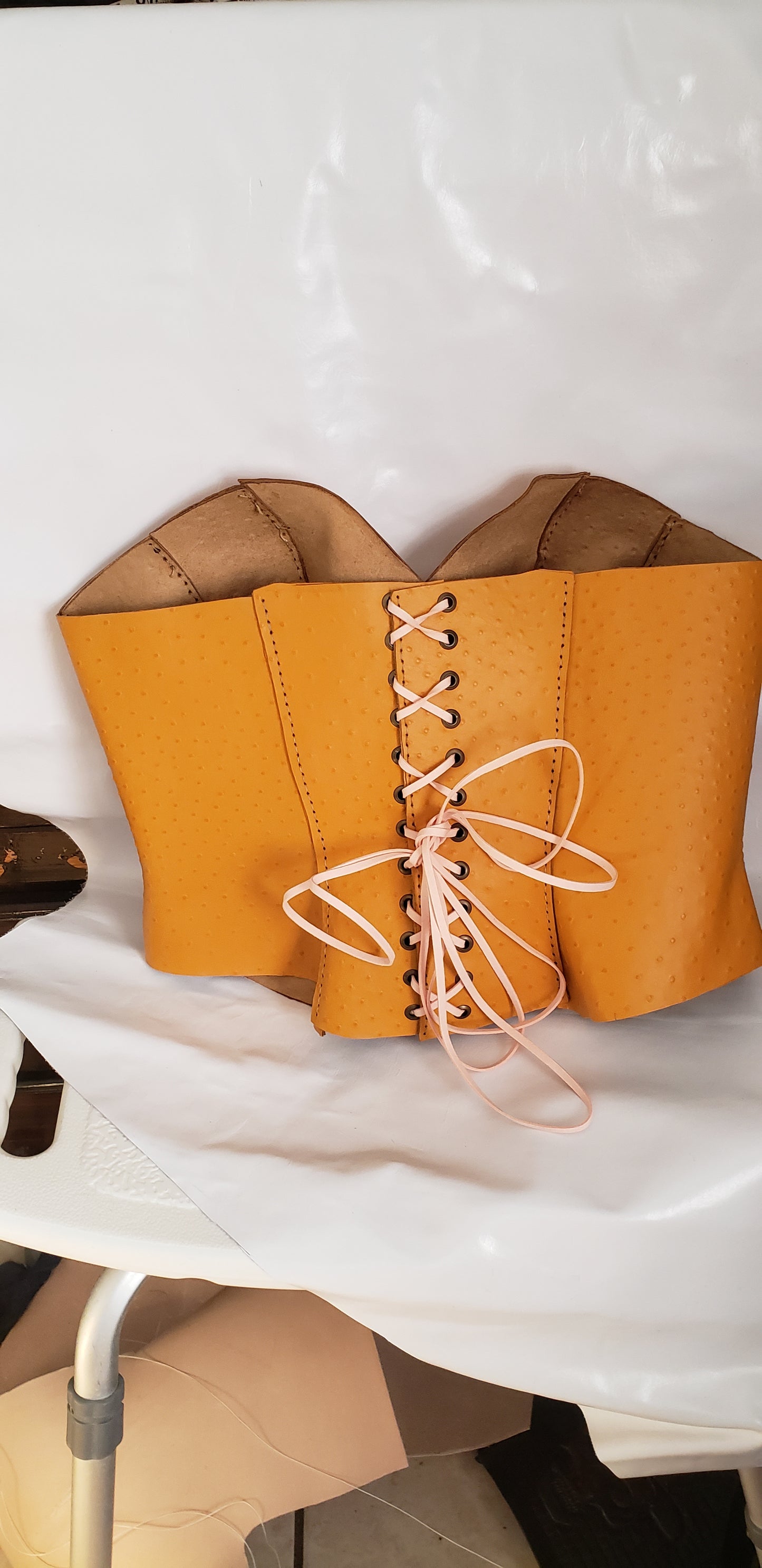 Mustard corset