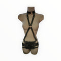 Pewter underbust harness