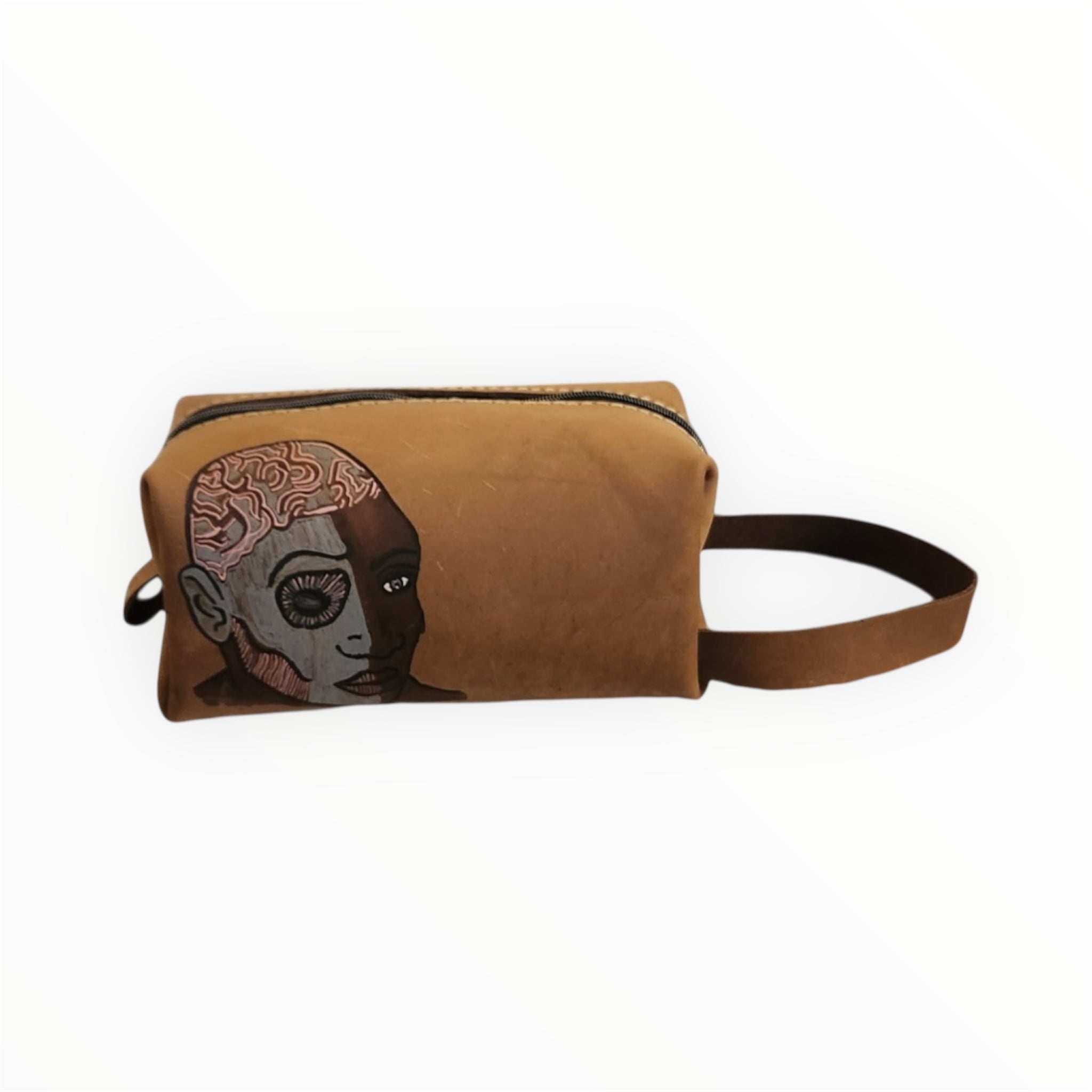 Utility leather dopp kit