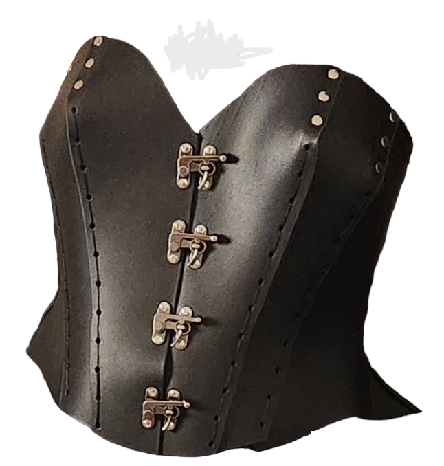Warrior side Black corset