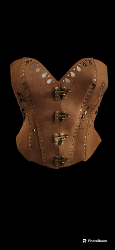 Utility side cutout corset