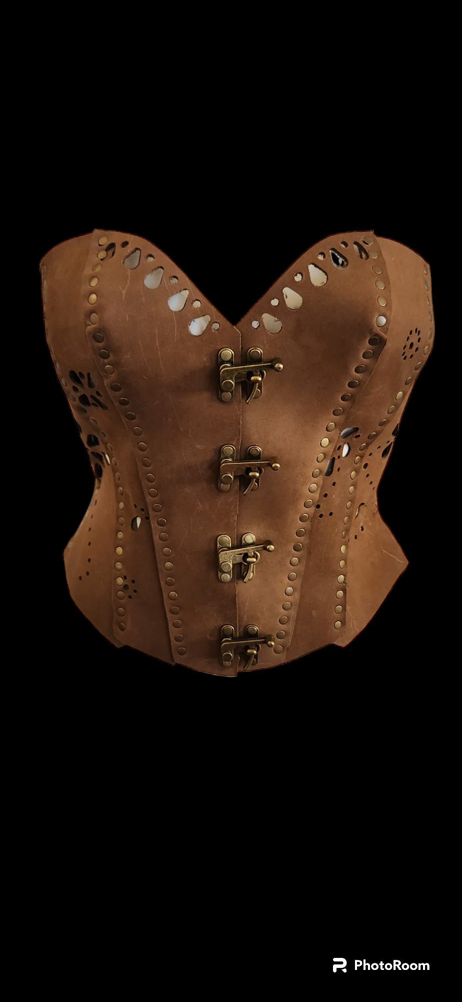 Utility side cutout corset