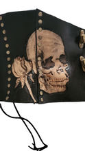 Tooled Skull underbust corset