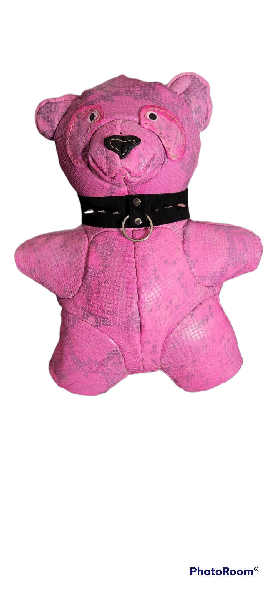 Pink leather Bear